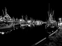 Greetsiel Kutterhafen bei Nacht